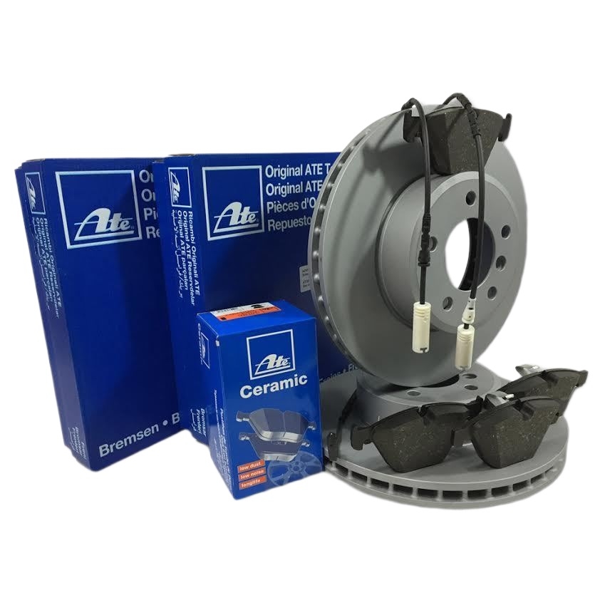 ATE BREMSSCHEIBEN + CERAMIC BELÄGE HINTEN für MERCEDES C-KL. W205 S205 A205 C205