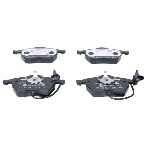 Ate 13.0470-7110.2 Bremsbelagsatz Scheibenbremse Vorderachse für Seat Skoda Vag