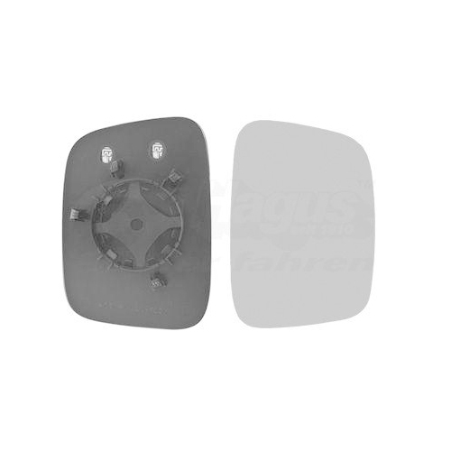 Van Wezel 5896838 Spiegelglas Außenspiegel Rechts für VW