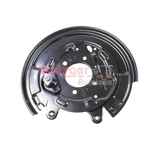 Metzger Autoteile 6117076 Bremsträgerplatte Hinterachse Rechts für Toyota