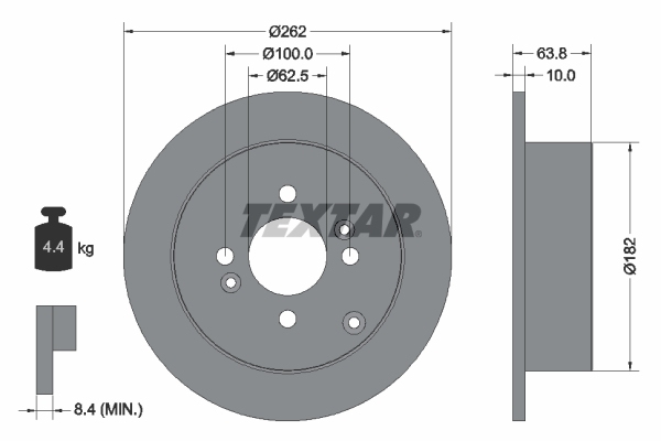 TEXTAR BREMSSCHEIBEN+BELÄGE VORNE + HINTEN HYUNDAI i20 ACCENT MC +KIA RIO JB