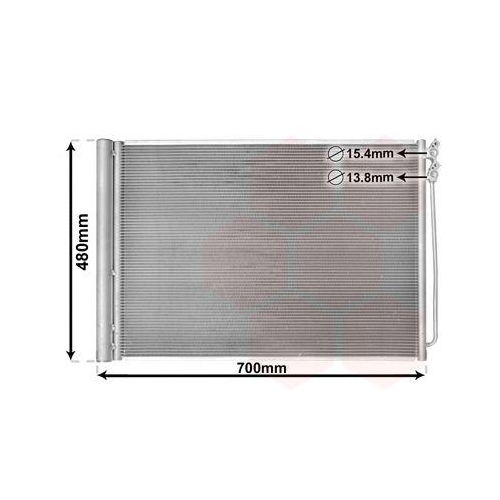 Van Wezel 06005370 Kondensator Klimaanlage für Bmw