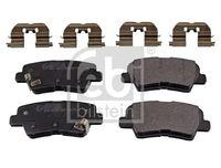Febi Bilstein 116378 Bremsbelagsatz Scheibenbremse Hinterachse für Hyundai Kia