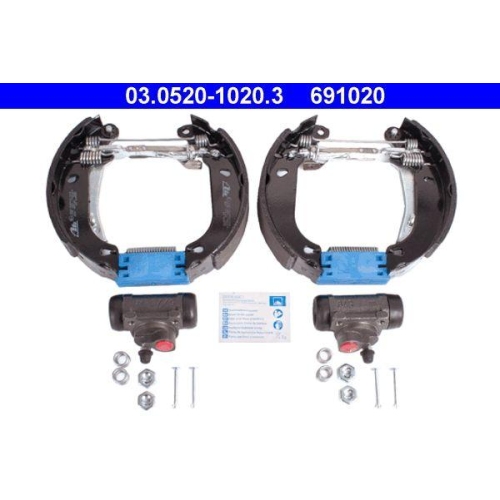 Ate 03.0520-1020.3 Bremsbackensatz Hinterachse für Renault