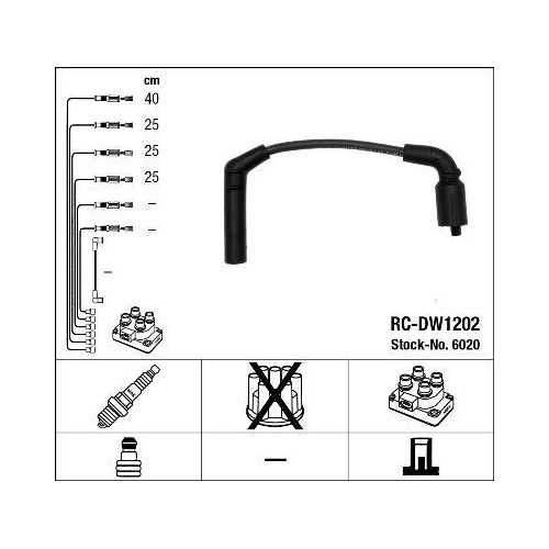 Ngk 6020 Zündleitungssatz für Chevrolet Daewoo General Motors Pontiac Buick