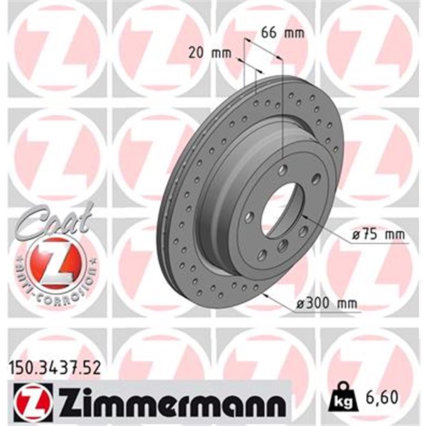 Zimmermann Sport Bremsscheiben + Beläge vorne + hinten für BMW 1Er E87 E81