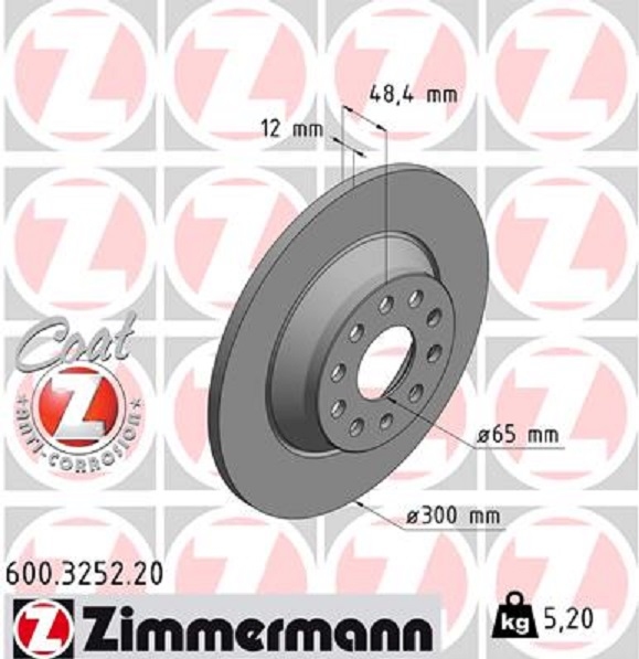 ZIMMERMANN BREMSSCHEIBEN + BELÄGE VORNE + HINTEN PASSAT B8 Variant (3G5, CB5)
