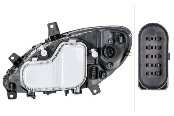 Original Hella Hauptscheinwerfer, Rechts 1EG 246 041-021