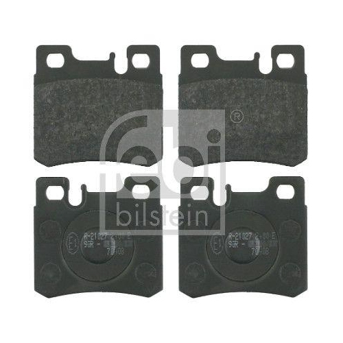 Febi Bilstein 16153 Bremsbelagsatz Scheibenbremse Hinterachse für Mercedes Benz