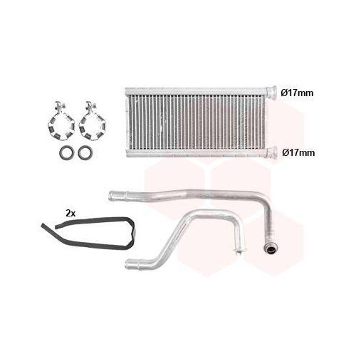 Van Wezel 32006289 Wärmetauscher Innenraumheizung für Mitsubishi