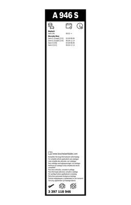 BOSCH Wischblattsatz A946S 3397118946