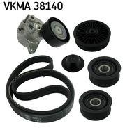 Skf VKMA 38140 Keilrippenriemensatz für Audi Chrysler Fiat Lancia Mazda Opel VW