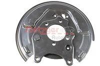 Metzger Autoteile 6117075 Bremsträgerplatte Hinterachse Links für Toyota