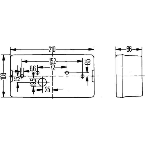 Hella 2SD 006 040-141 Heckleuchte Rechts für Same Deutz Fahr John Deere Knaus