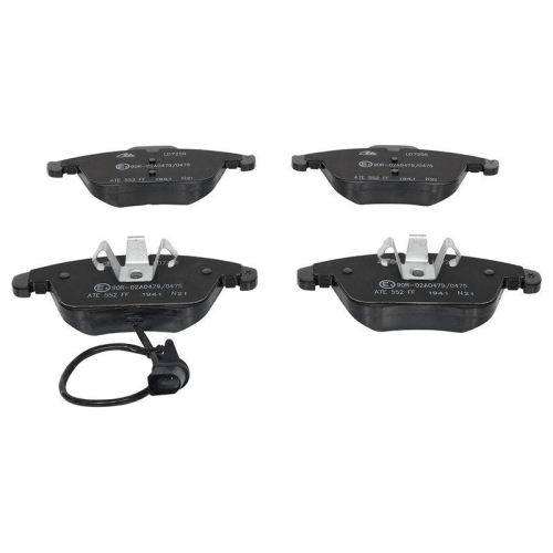 Ate 13.0470-7256.2 Bremsbelagsatz Scheibenbremse Vorderachse für Vag