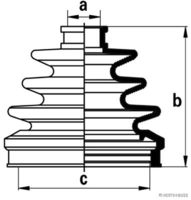 Faltenbalgsatz, Antriebswelle