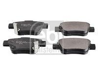 Febi Bilstein 16652 Bremsbelagsatz Scheibenbremse Hinterachse für Toyota