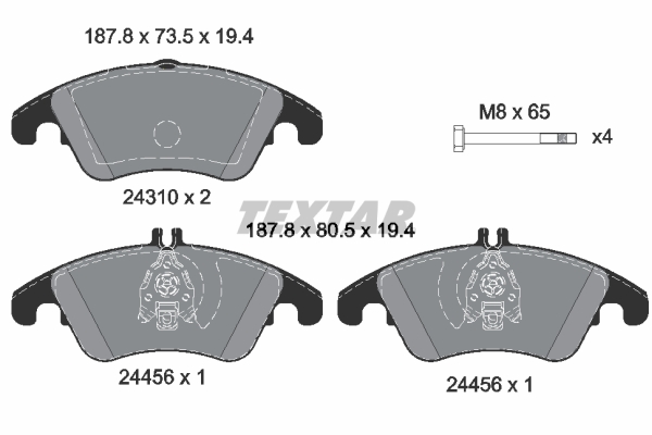 TEXTAR BREMSSCHEIBEN BELÄGE WK VORNE HINTEN für MERCEDES C-KLASSE W204 S204 C204