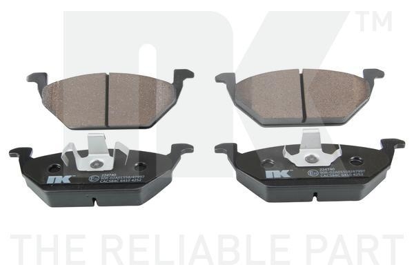 NK Bremsscheiben + Beläge vorne 256 mm Bremsenset für VW Fox