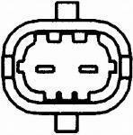 Hella 6PU 009 163-031 Impulsgeber Kurbelwelle für Fiat Opel Vauxhall