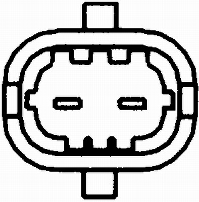 Original Hella Impulsgeber, Kurbelwelle 6PU 009 163-031