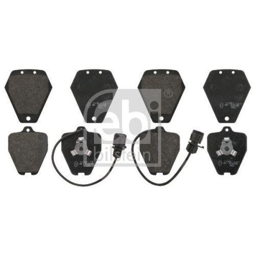 Febi Bilstein 16999 Bremsbelagsatz Scheibenbremse Vorderachse für Audi