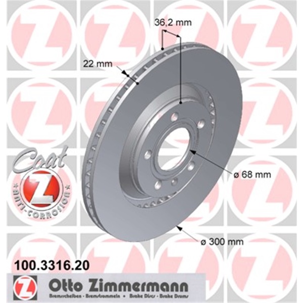 Zimmermann Bremsen Set 2 Bremsscheiben 4 Bremsbeläge hinten Audi A4 8Ec B7 S4