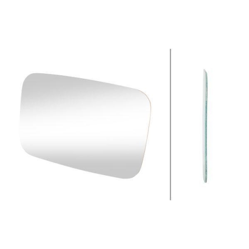 Hella 9EY 562 033-003 Spiegelglas Außenspiegel Beidseitig für VW