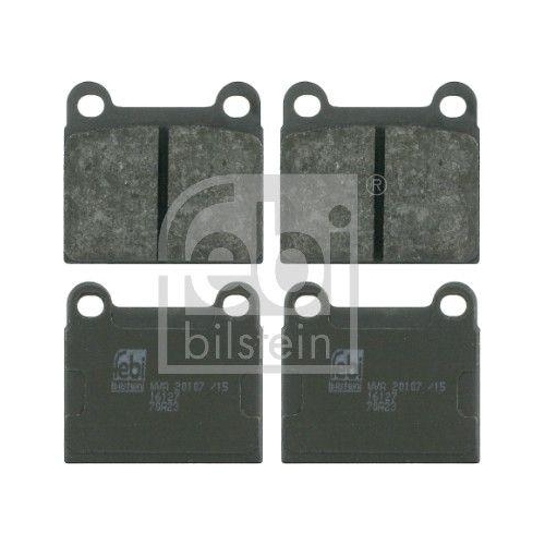 Febi Bilstein 16127 Bremsbelagsatz Scheibenbremse Hinterachse für Mercedes Benz