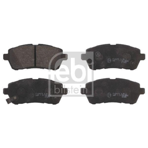 Febi Bilstein 16771 Bremsbelagsatz Scheibenbremse Vorderachse für Daihatsu Mazda