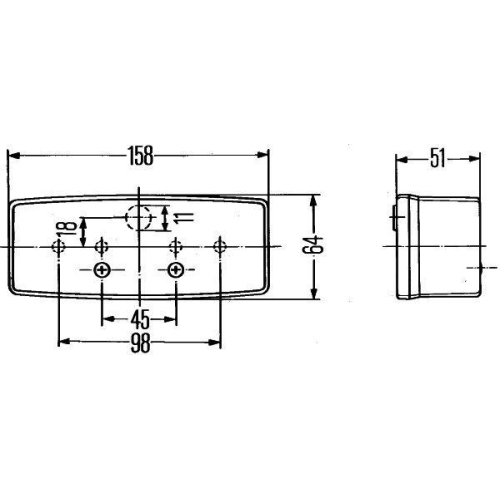Hella 2SD 003 184-031 Heckleuchte Links für Aebi Auwärter Daf Iveco Kässbohrer