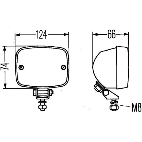 Hella 2NE 002 985-001 Nebelschlussleuchte Hinten Links Rechts für Aebi Daf Honda