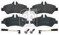 Febi Bilstein 16708 Bremsbelagsatz Scheibenbremse Hinterachse für Mercedes Benz