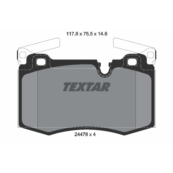Textar Bremsscheiben + Beläge vorne Mini 1.6 John Cooper Works