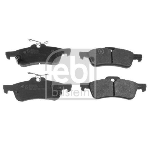 Febi Bilstein 116283 Bremsbelagsatz Scheibenbremse Hinterachse für Daihatsu