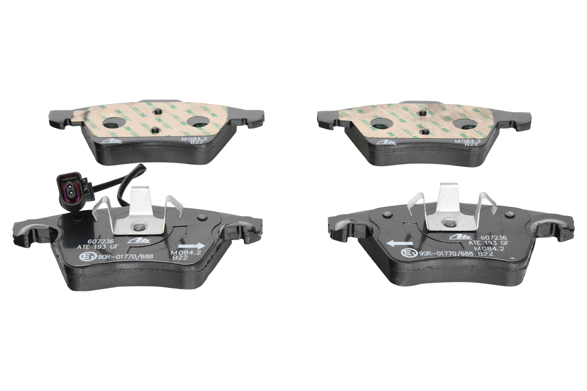 ATE Bremsscheiben+Beläge vorne+hinten für VW T5 Bus 16 Zoll "Pr-2E3" Bremsen-Set