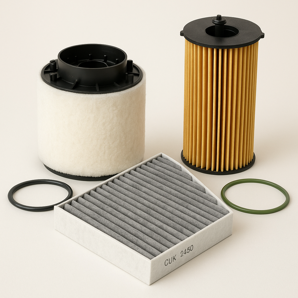 MANN FILTER INSPEKTIONSPAKET passend für 2.7+3.0 TDI AUDI A4 B8 A5 8T Q5 8R
