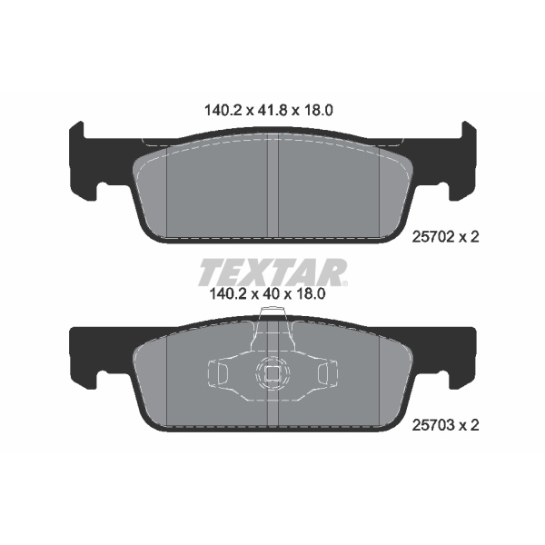 Textar Bremsscheiben + Beläge vorne für RENAULT Clio 4 Twingo 3 für SMART 453