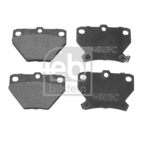 Febi Bilstein 116306 Bremsbelagsatz Scheibenbremse Hinterachse für Toyota