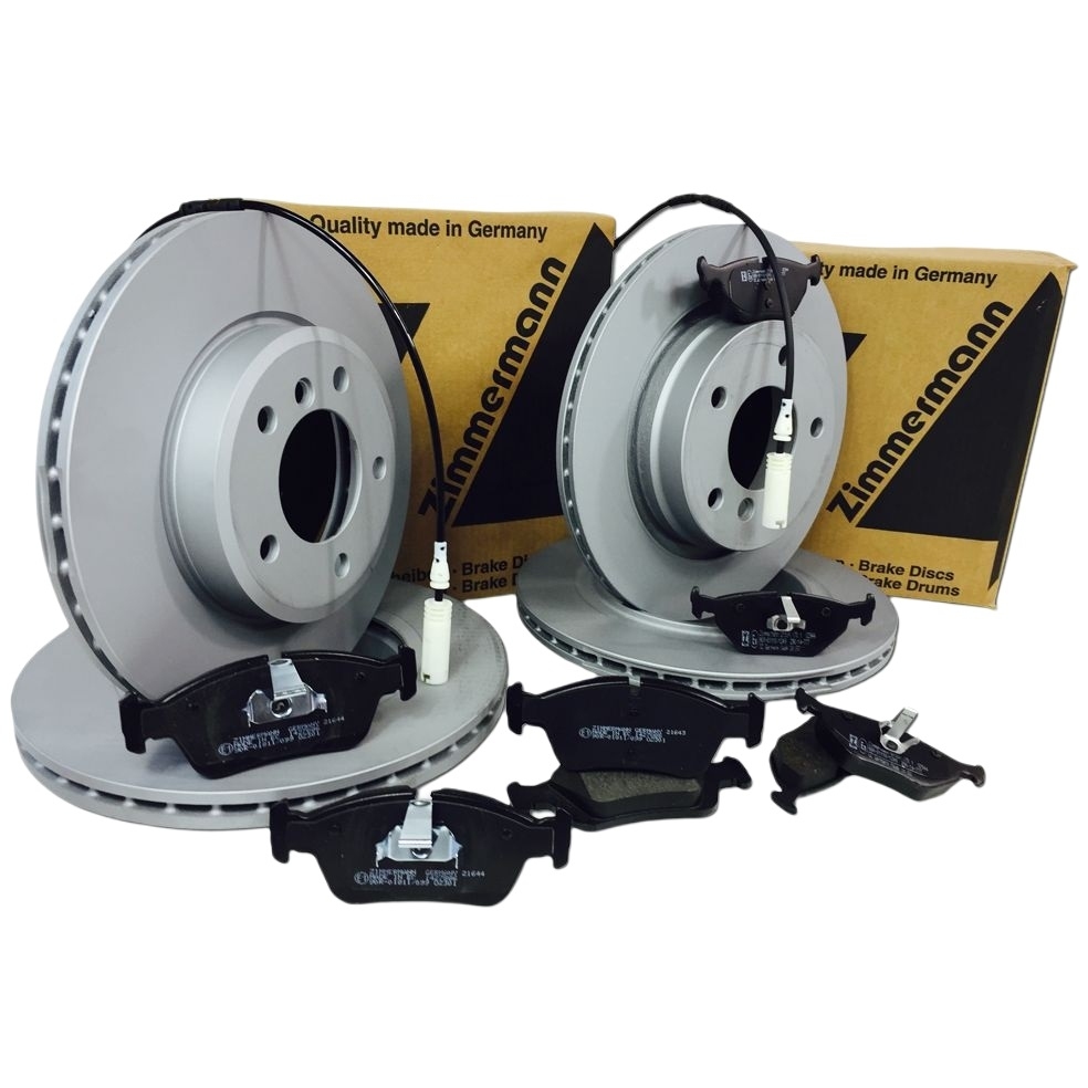 ZIMMERMANN BREMSE BREMSEN BREMSSCHEIBEN BELÄGE VORNE HINTEN PORSCHE CAYENNE 955
