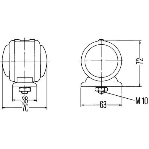 Begrenzungsleuchte Halogen