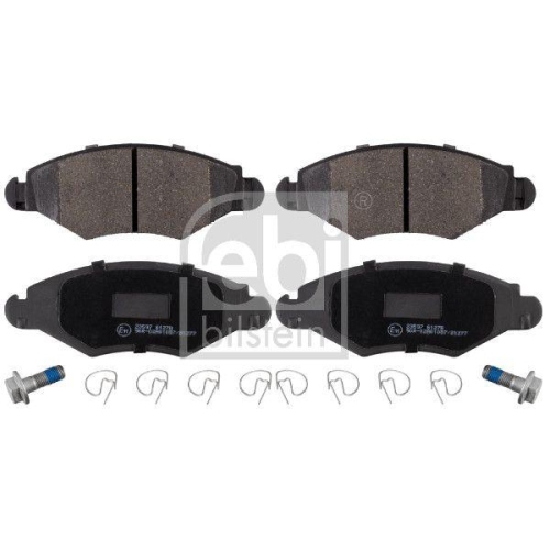 Febi Bilstein 16575 Bremsbelagsatz Scheibenbremse Vorderachse für Citroën