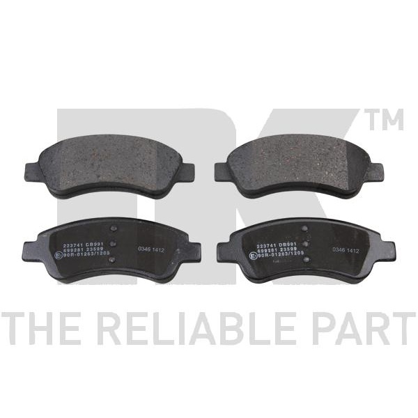 NK Bremsscheiben 266mm Beläge vorne für CITROEN Berlingo PEUGEOT Partner 1007