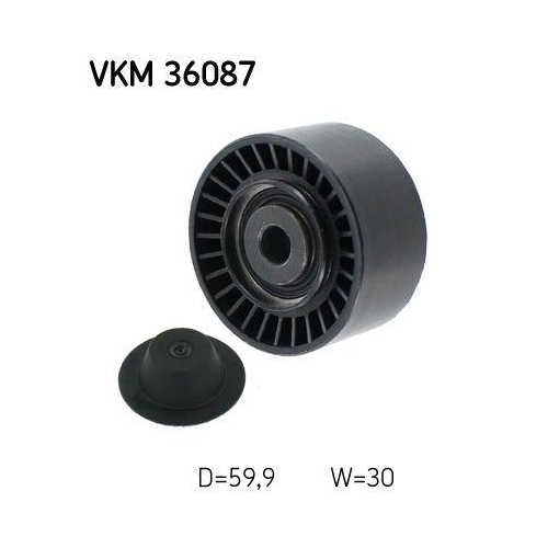 Skf VKM 36087 Umlenk /führungsrolle Keilrippenriemen Mitte Mitte Links Außen