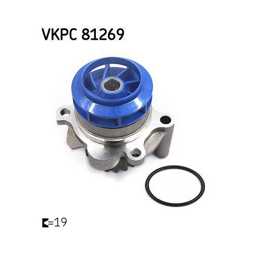 Skf VKPC 81269 Wasserpumpe Motorkühlung für Audi Seat Skoda VW