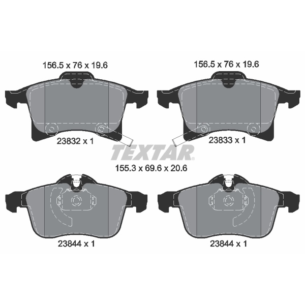 Textar Bremsscheiben 280mm Beläge vorne für OPEL Astra H Caravan Gtc Twintop