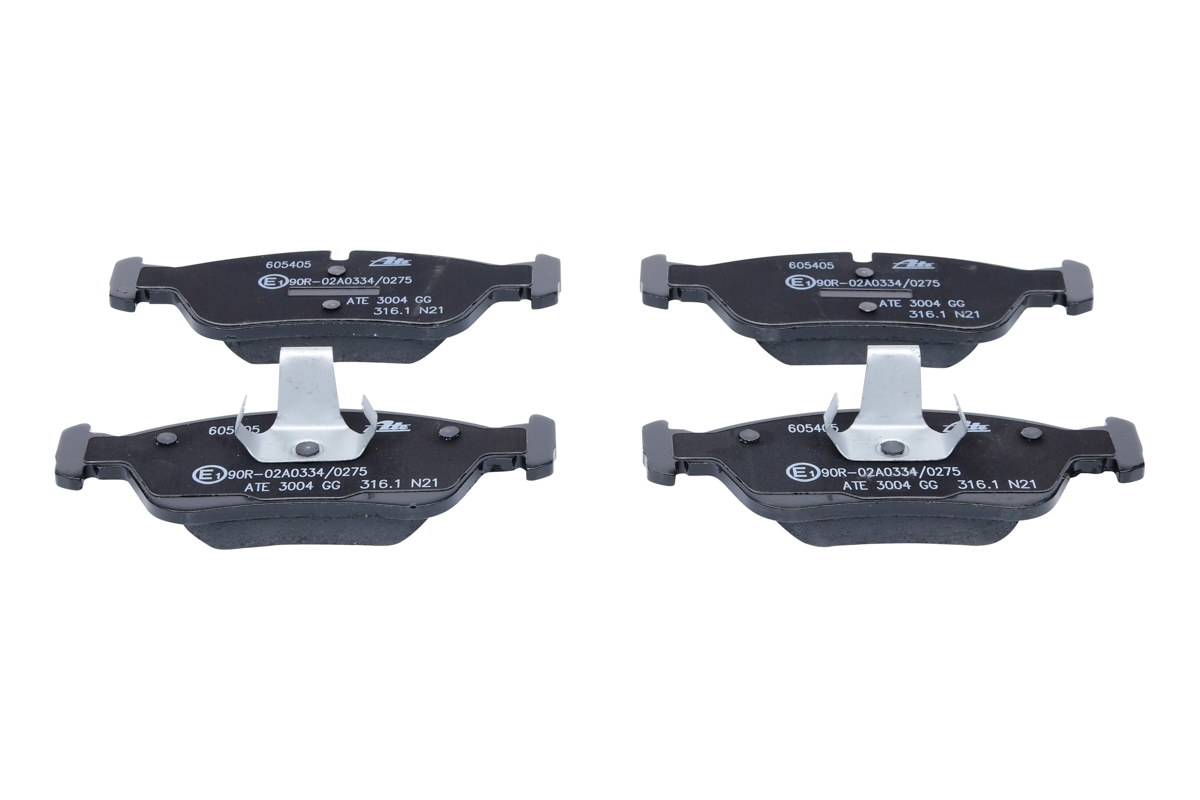 ORIGINAL ATE BREMSEN SET 2 BREMSSCHEIBEN 4 BREMSBELÄGE VORNE