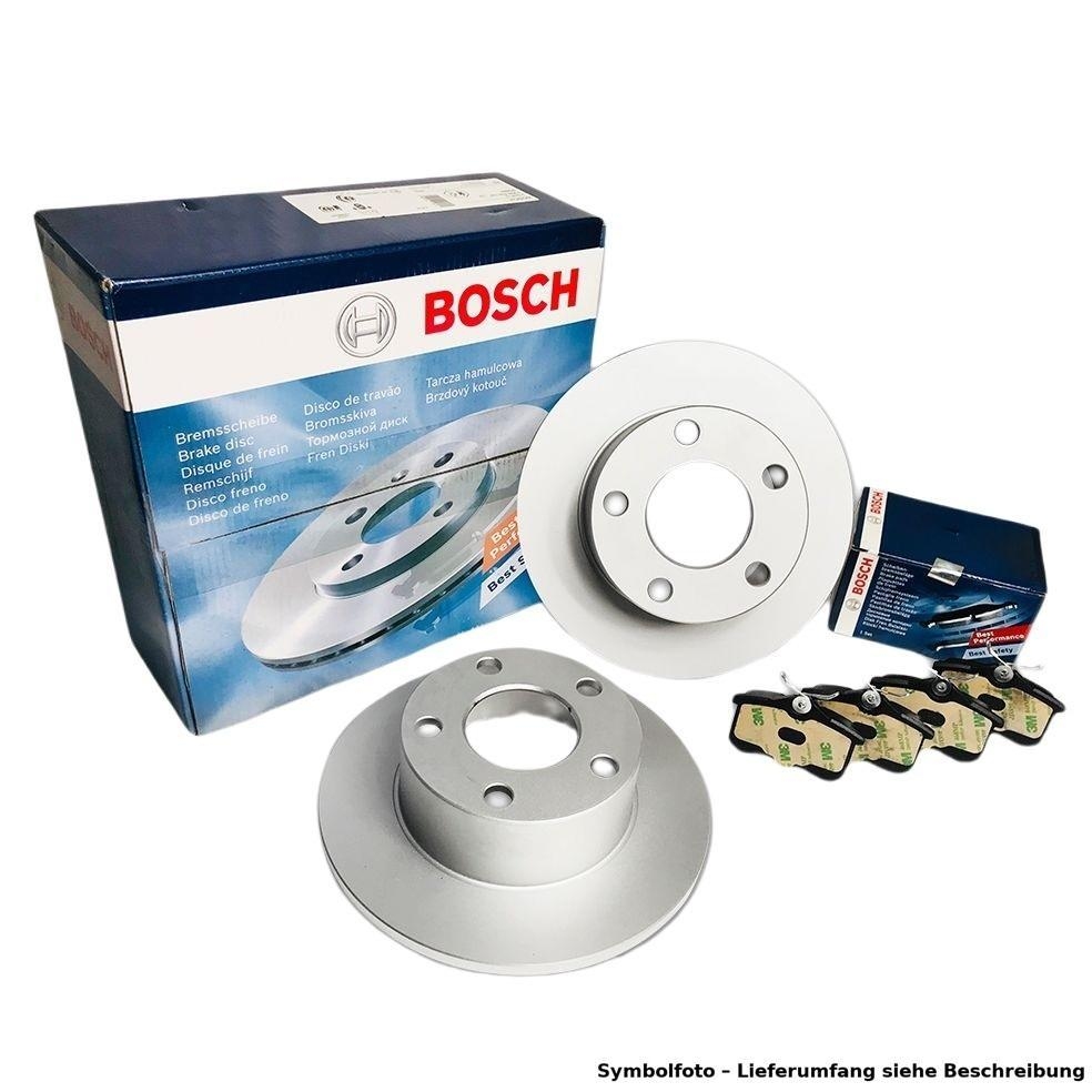 BOSCH BREMSSCHEIBEN 272mm + BELÄGE HINTEN passend für VW GOLF 7 TOURAN A3 KAROQ
