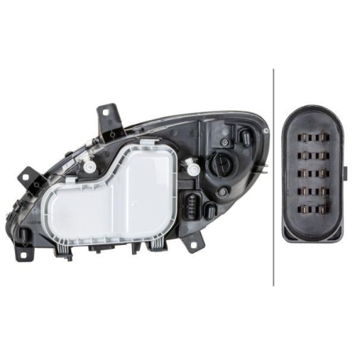 Hella 1EG 246 041-021 Hauptscheinwerfer Rechts für Mercedes Benz Mercedes Benz