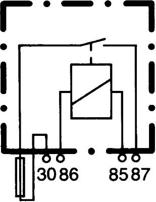 Original Hella Relais, Arbeitsstrom 4RA 003 530-051